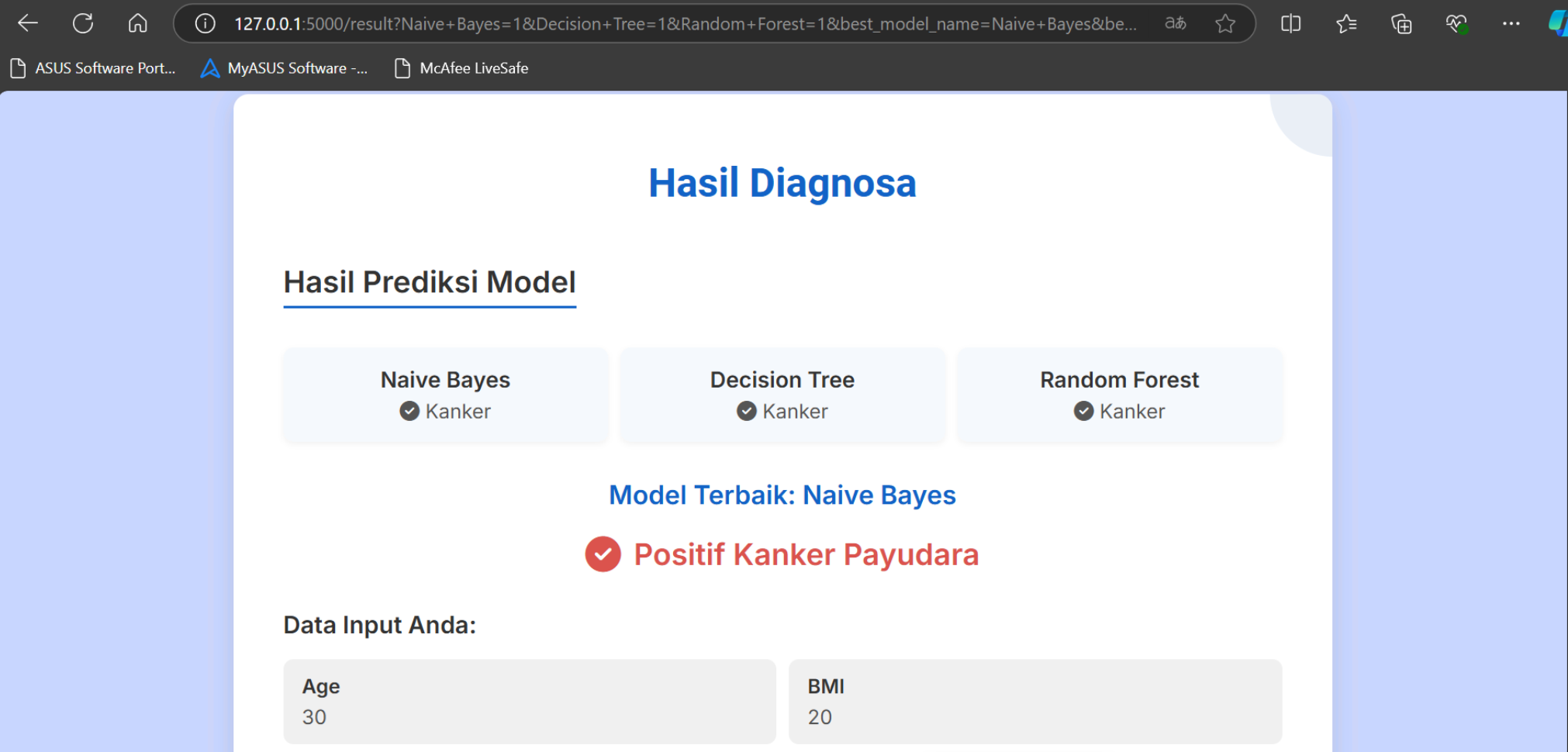 AI Breast Cancer Diagnosis System